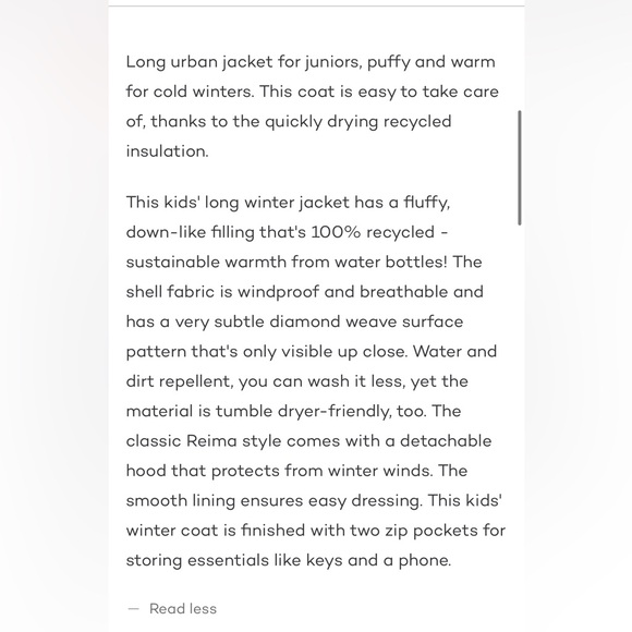 Reima Juniors' winter parka Vaanila - Picture 10 of 13